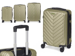 Arte Regal Set de 3 valises ABS vertes 49x74,5x28 cm (moyenne 67x45x26 cm, petite 57x38x23 cm)