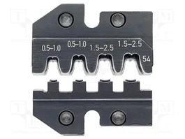 KNIPEX Matrices de sertissage pour connecteurs Junior Power Timer