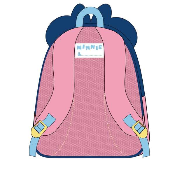 Cerdá - Sac à dos scolaire enfant Minnie 15.5 x 30.0 x 1.0 cm - Rose - Pour enfants de 2 à 8 ans