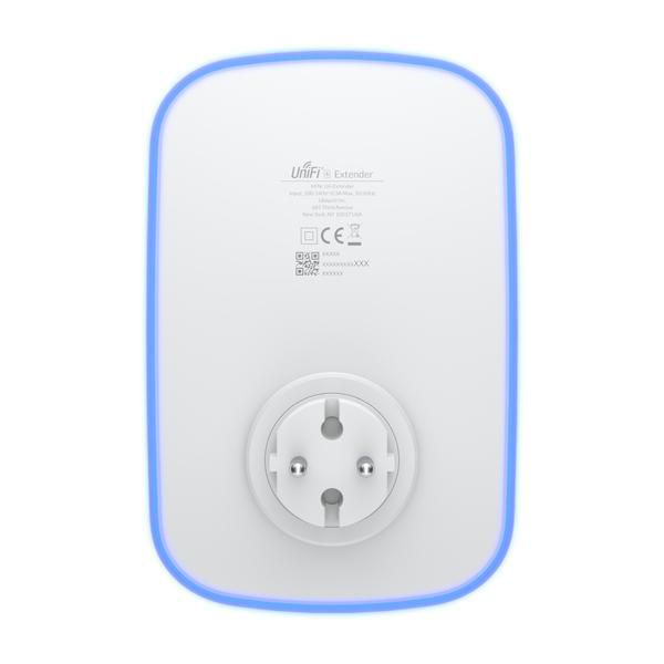 Ubiquiti U6 Extender - Répéteur WiFi 6 portable, 2.4/5 GHz, Bluetooth, VLAN, 5.3 Gbps, plug-and-play, prise murale UE