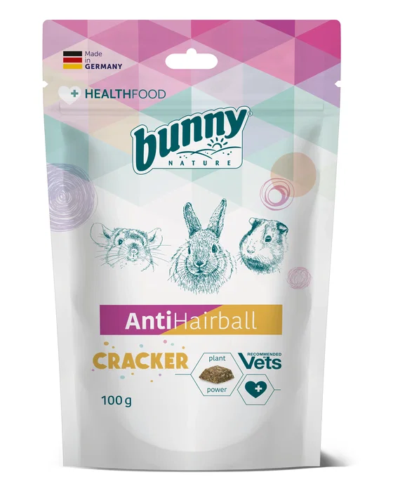 Bunny Nature Bunny Salud Suplemento Antihairball Cracker 5x100g Bunny Nature Bunny Salud Suplemento Antihairball Cracker 5x100g