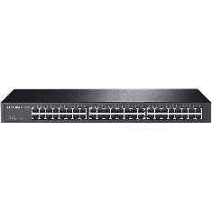 TP-Link Switch 48 ports Gigabit 10/100/1000 Mbps RJ45 Métal 19 pouces
