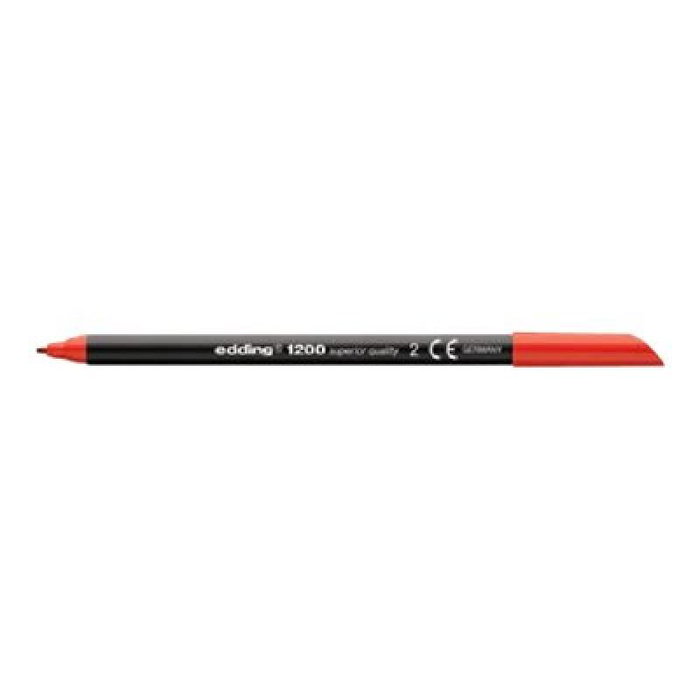 Edding 4-1200001 Marqueur Color Pen 1200 Noir (Black Schwarz) - OEN 4-1200001