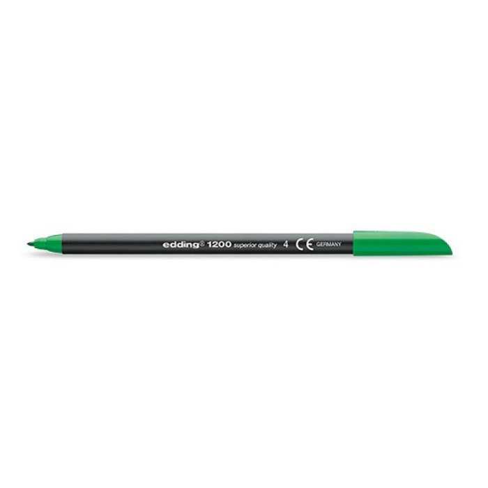 Edding 4-1200004 Color Pen 1200 Fineliner Vert - Lot de 10 Edding 4-1200004 Color Pen 1200 Fineliner Vert - Lot de 10