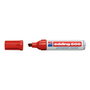 Edding 500 Perm Marker 4-500002 Marqueur permanent rouge pour surfaces lisses