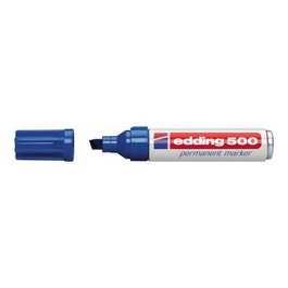 Edding 500 Perm Marker 4-500003 Stylo-feutre indélébile Pointe moyenne Bleu