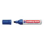 Edding 4-500003 Marqueur permanent bleu pour verre métal plastique pointe 2-7 mm