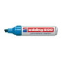 Edding 4-500003 Marqueur permanent bleu pour verre métal plastique pointe 2-7 mm
