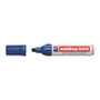 Edding 4-500003 Marqueur permanent bleu pour verre métal plastique pointe 2-7 mm