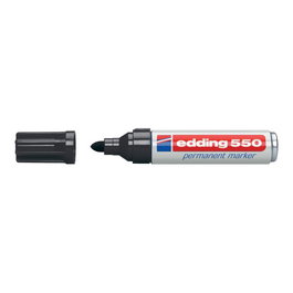 Edding 4-550001 Stylo marqueur permanent noir 550 (4550001)