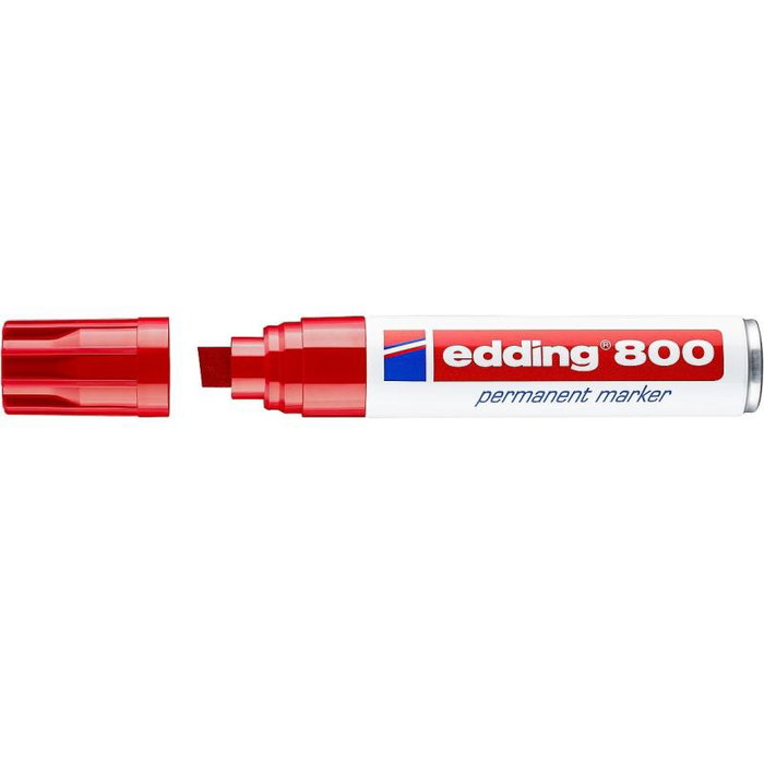 Edding Marqueur Permanent 800 Rouge - Code Référence 4-800002 (4800002)