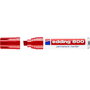 Edding Marqueur Permanent 800 Rouge - Code Référence 4-800002 (4800002)