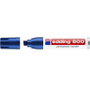 Edding 4-800003 Marqueur permanent bleu pour verre métal plastique pointe 4-12 mm