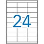 Étiquettes adhésives Apli 1272 100 Volets 70 x 35 mm Blanc