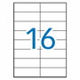 Étiquettes adhésives Apli 1274 100 Volets 105 x 37mm Blanc Laiton