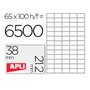 Étiquettes adhésives Apli 1283 Blanc 100 Volets 38 x 21,2 mm