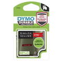 Dymo D1 Ruban Vinyle Haute Performance 12mm x 3m Blanc sur Rouge