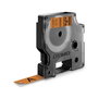 Dymo D1 Ruban Vinyle Haute Performance 12mm x 3m Orange/Noir