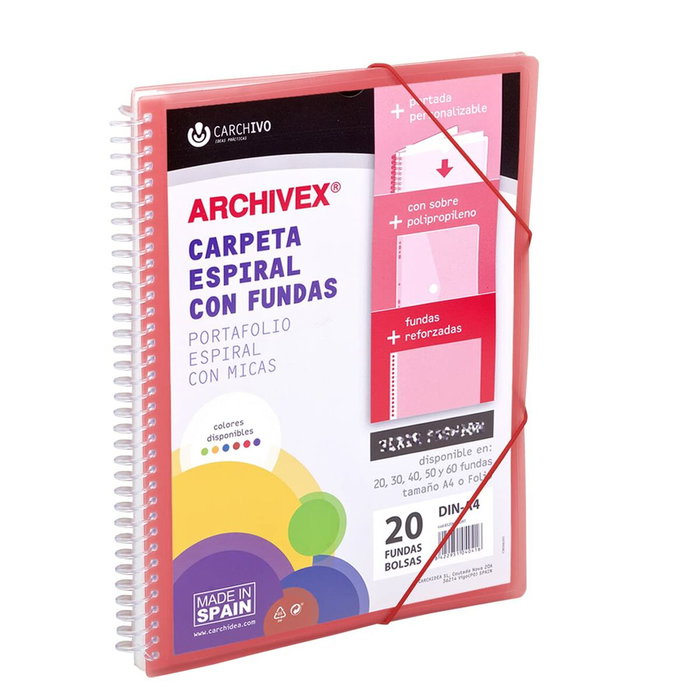 Classeur Carchivo 53034053 Rouge A4