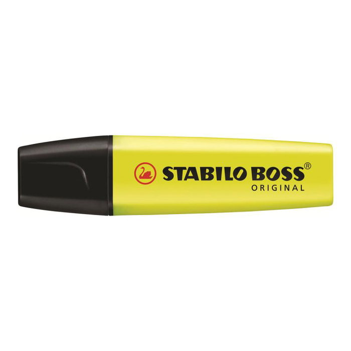 STABILO - Boss Original - Surligneur - Jaune - Réf. 70/24 (0002 70 24) - Feutre fluo