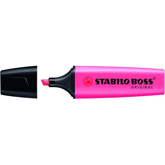 Stabilo Stabilo Boss Original Surligneur Textmarker Fluorescent Rose 0006 70/56