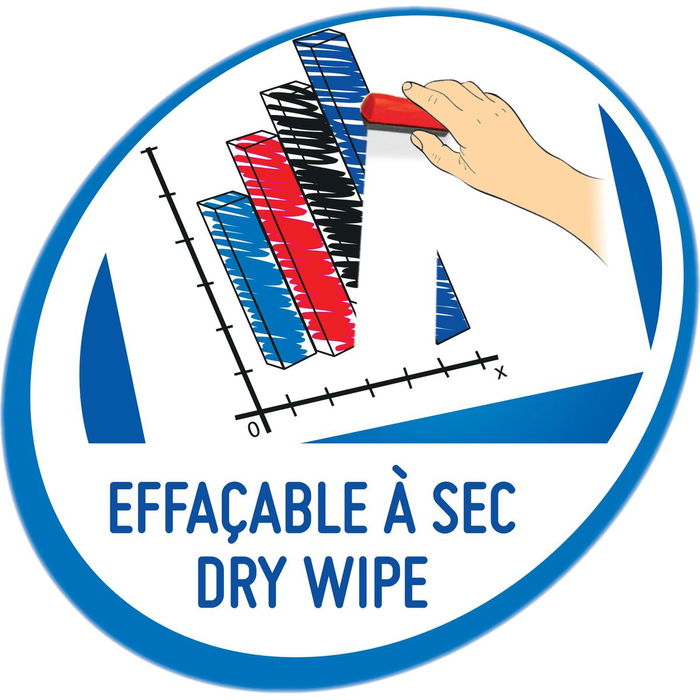 Tableau blanc Bic 870492 Adhésif 2 x 1 m