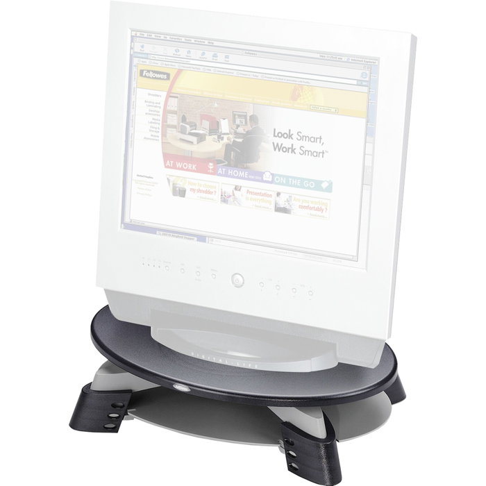 Fellowes Compact LCD Monitor Riser Noir Fellowes Compact LCD Monitor Riser Noir