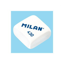 Milan Gommes à effacer mie de pain 430, pack de 30 unités, couleurs assorties, caoutchouc synthétique, 2,8x2,8x1,3 cm