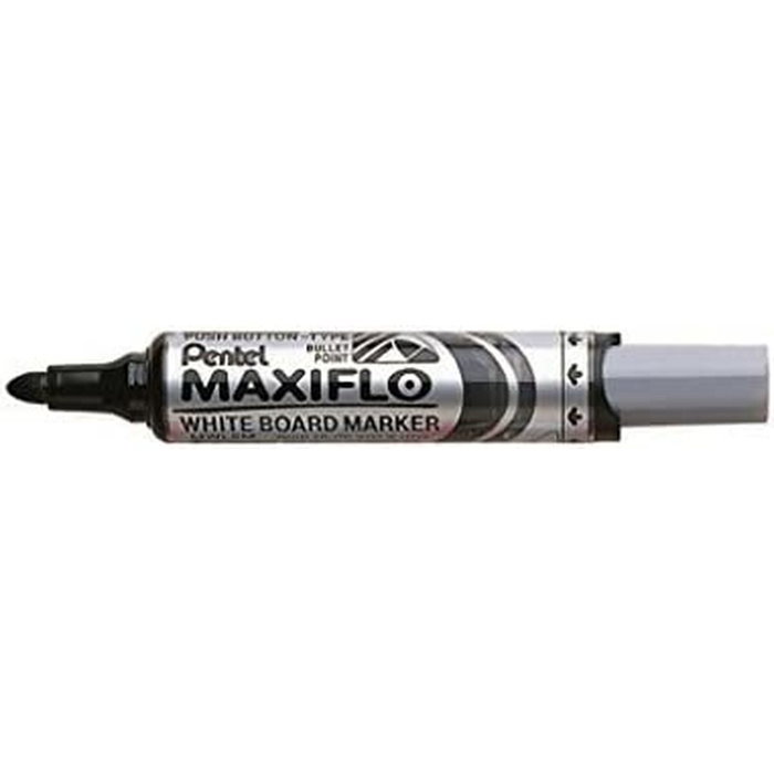 Marqueur Pentel Maxiflo Noir (12 Pièces) Marqueur Pentel Maxiflo Noir (12 Pièces)