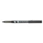 Stylo plume roller Pilot V5 Black, modèle BX-V5-B (BXV5B), noir - Cartouche à encre liquide