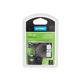 Dymo S0720530 Ruban d'étiqueteuse 45013 Noir et Blanc pour Dymo LabelWriter