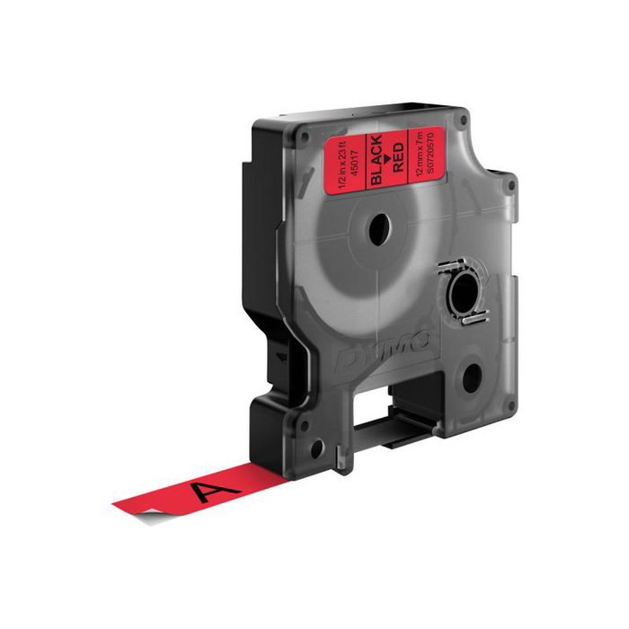 Dymo S0720570 Ruban Étiquette D1 Rouge sur Noir pour LabelManager, Bande Adhésive Plastique PVC Dymo S0720570 Ruban Étiquette D1 Rouge sur Noir pour LabelManager, Bande Adhésive Plastique PVC