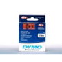 Dymo S0720570 Ruban Étiquette D1 Rouge sur Noir pour LabelManager, Bande Adhésive Plastique PVC