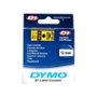 Dymo S0720580 Ruban d'étiquettes D1 jaune et noir, 12mm x 7m pour LabelManager