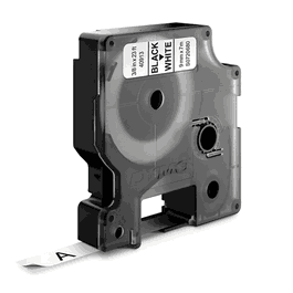 Dymo Ruban d'étiqueteuse 41913 / S0720680 Noir sur Blanc pour imprimantes d'étiquettes