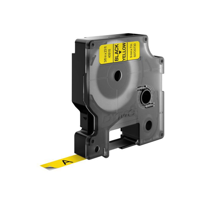 Dymo Ruban d'impression 40918, Couleurs noir et jaune - Référence S0720730