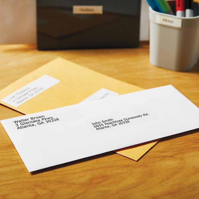 Dymo LabelWriter Address 99010, Pack de 2 rouleaux d'étiquettes 28 x 89 mm, Blanc Dymo LabelWriter Address 99010, Pack de 2 rouleaux d'étiquettes 28 x 89 mm, Blanc