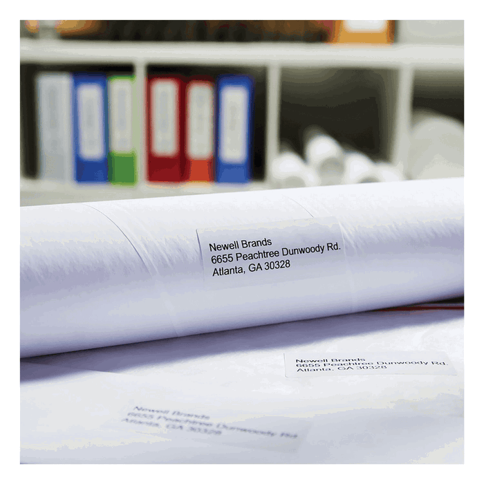 Dymo S0722390 - Étiquettes thermocollantes blanches, pack de 24, pour imprimante Dymo Label 13187