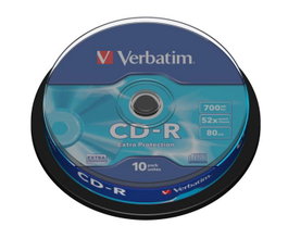 Verbatim CD-R Extra Protection 700MB 52x - Lot de CD vierges pour stockage sécurisé de données