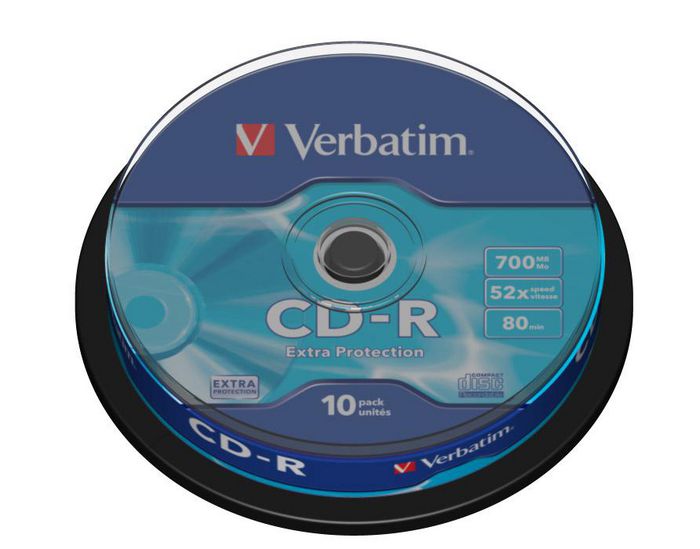 Verbatim CD-R Extra Protection 700MB 52x (10 Unités) Verbatim CD-R Extra Protection 700MB 52x (10 Unités)