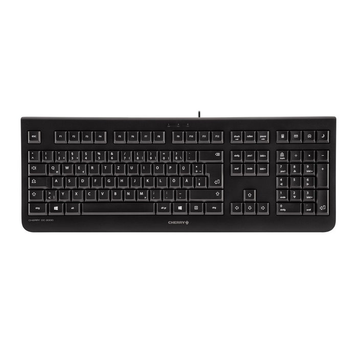 clavier et souris Cherry DC 2000 Noir Espagnol Qwerty