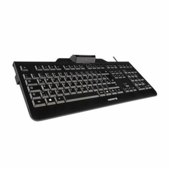 Clavier avec lecteur Cherry KC 1000 SC Noir QWERTY