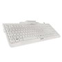 Clavier avec lecteur Cherry JK-A0100ES-0 Blanc Gris Espagnol Qwerty QWERTY
