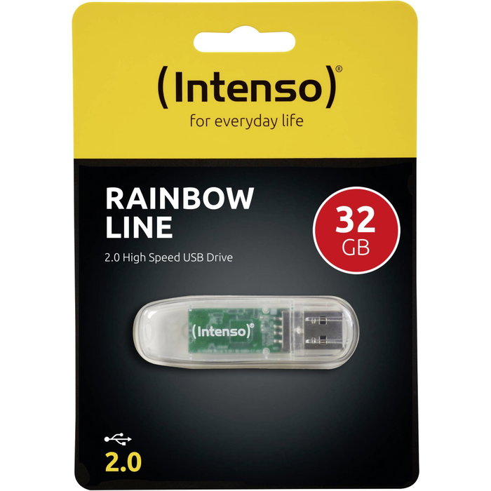 Intenso Memoria USB 2.0 Rainbow Line 32 Go Transparente