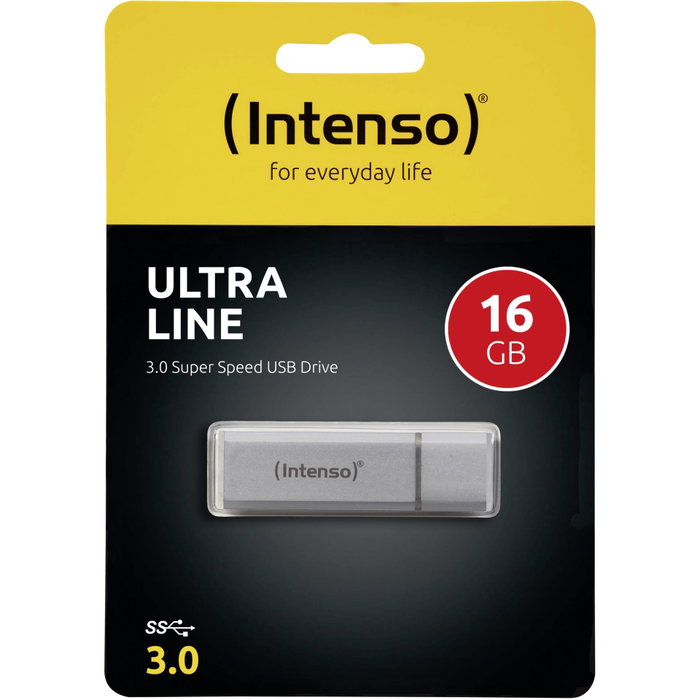 Intenso Memoria USB 3.2 Intenso Ultra 16GB Plata Intenso Memoria USB 3.2 Intenso Ultra 16GB Plata