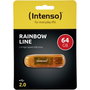 Intenso Rainbow Line 64GB Orange Transparent