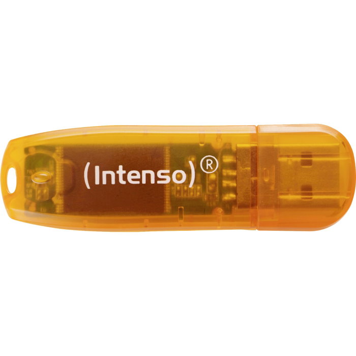 Intenso Rainbow Line 64GB Orange Transparent
