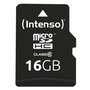 Intenso 3413470 Carte Mémoire MicroSD 16 Go Classe 10 avec Adaptateur