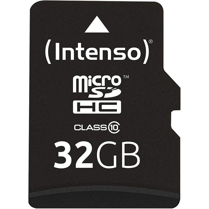 Intenso 3413480 Carte Mémoire Micro SD 32 Go Classe 10 avec Adaptateur