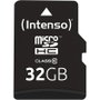 Intenso 3413480 Carte Mémoire Micro SD 32 Go Classe 10 avec Adaptateur
